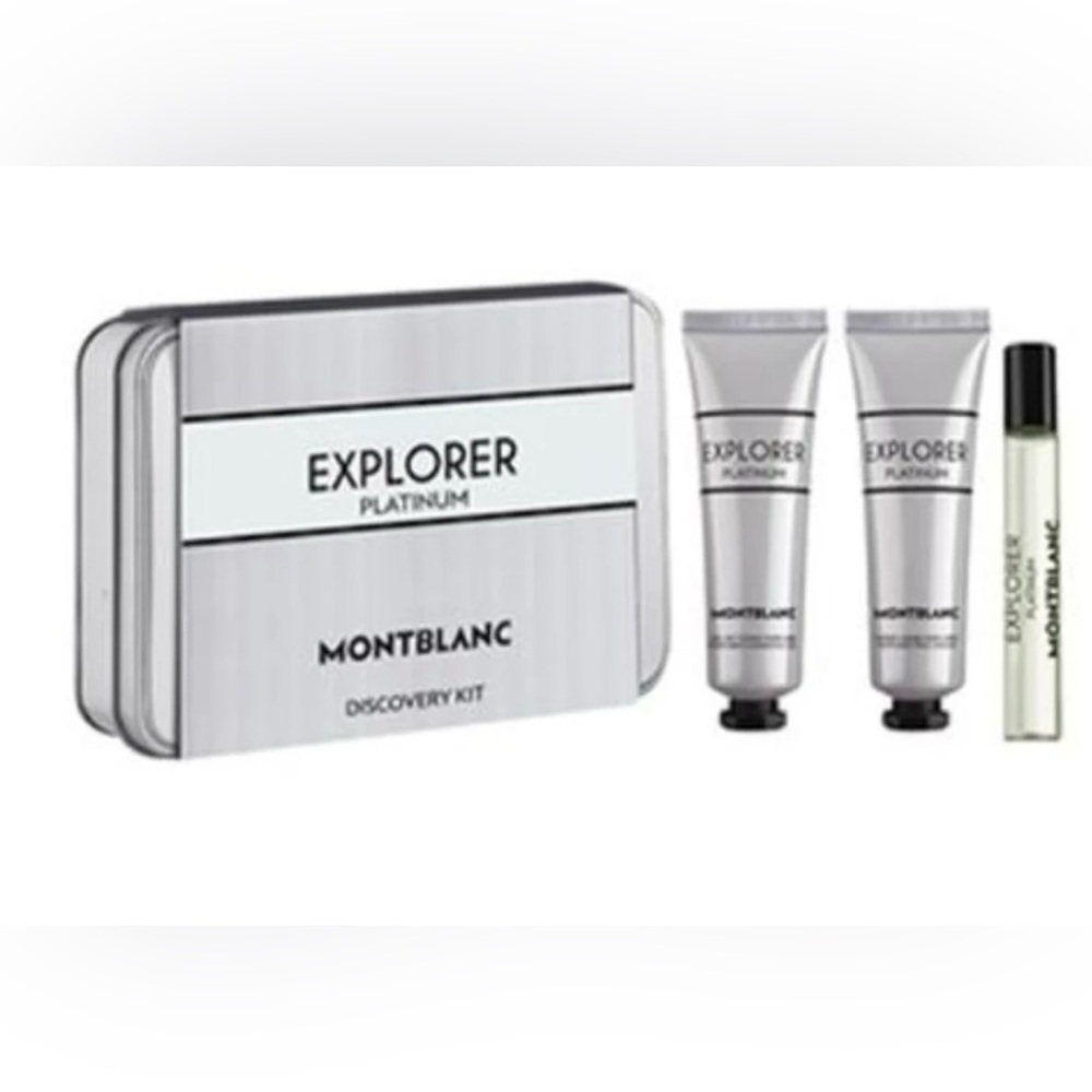 Montblanc Explorer Platinum Discover Set for men
